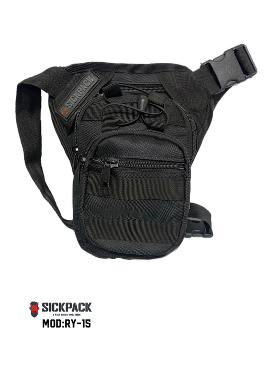 Piernera Táctica Sickpack Ry15 4 Compartimientos + Molle