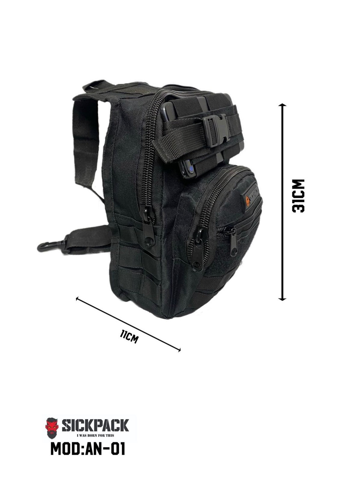 Pechera Tactica Sickpack Span1 Espacio Celular