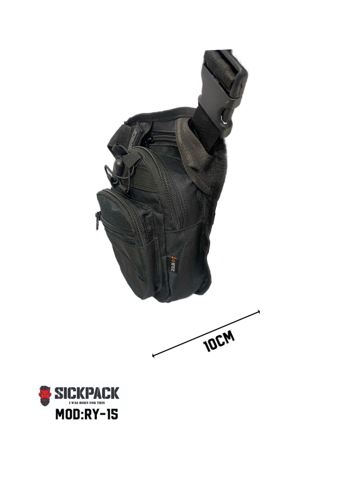 Piernera Táctica Sickpack Ry15 4 Compartimientos + Molle