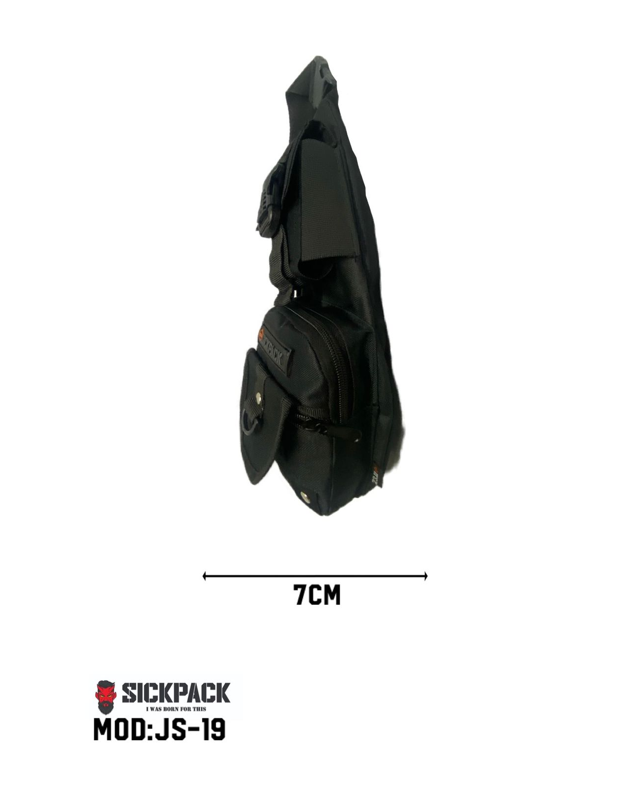 Bandolera Pechera Táctica Js19 Resistente Sickpack Porta Cel