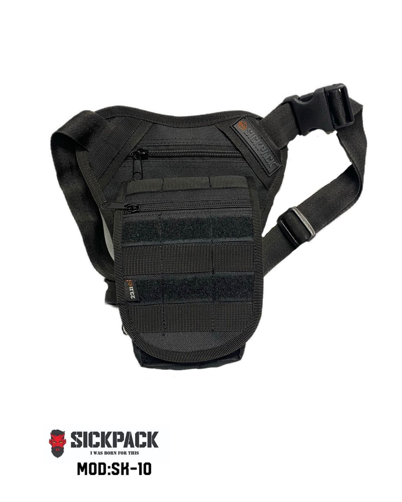 Piernera Tactica Sk10 Sickpack 4 Compartimentos Bolsasecreta