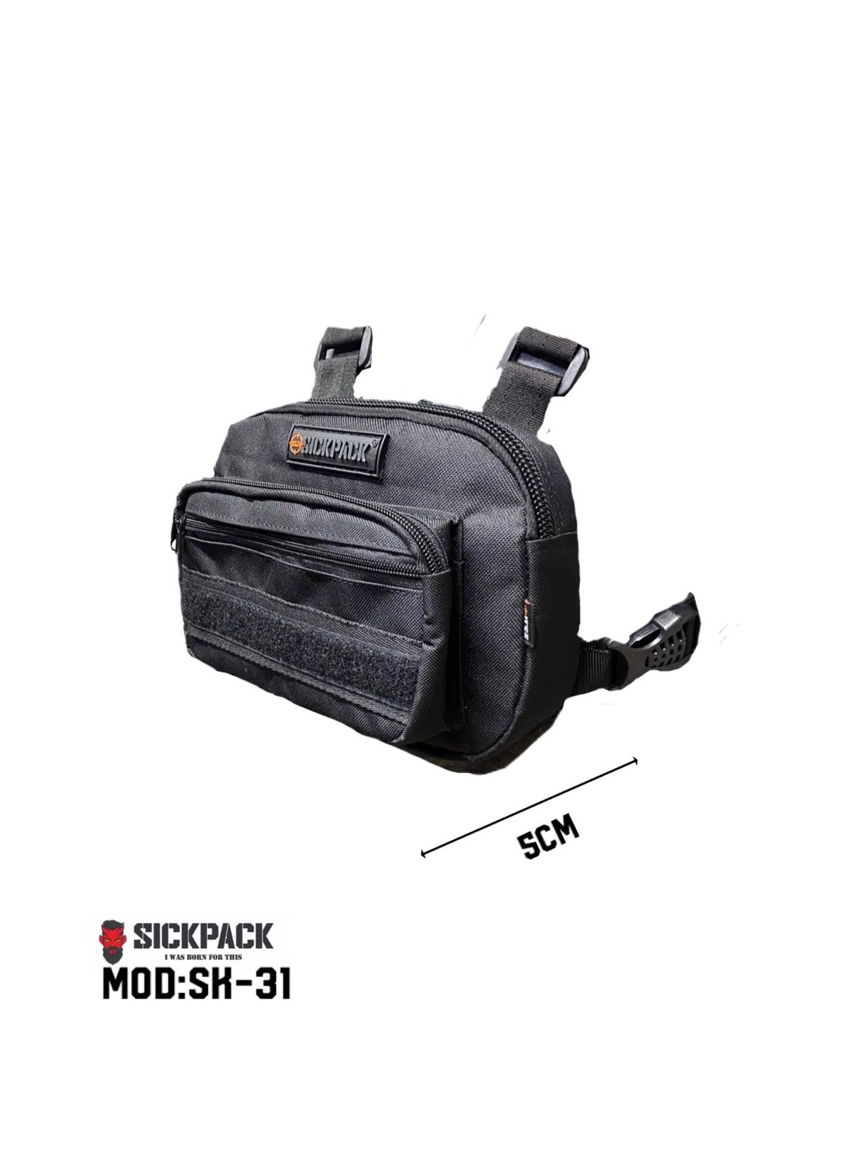 Pechera Tactica Chest Bag Sickpack Sk31 Slim 4 Compartimento