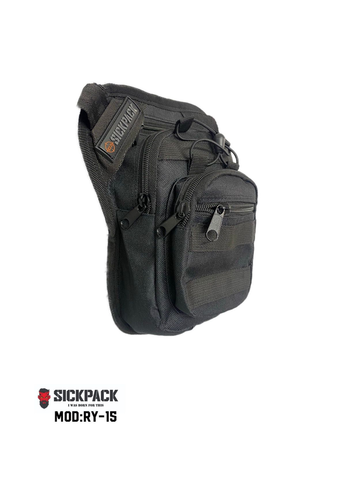 Piernera Táctica Sickpack Ry15 4 Compartimientos + Molle