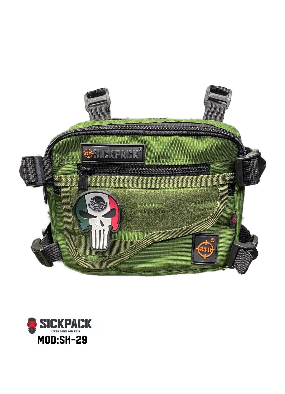 Chest Bag Sickpack Sk29 Pechera Tactica Porta Arma Molle