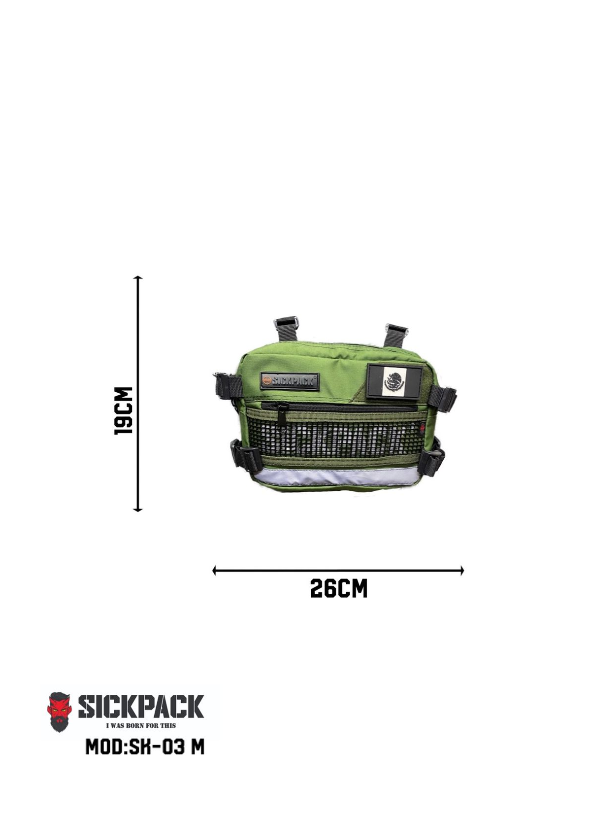 Pechera Tactica Chest Bag Sickpack Sk03 Mini Porta Arma