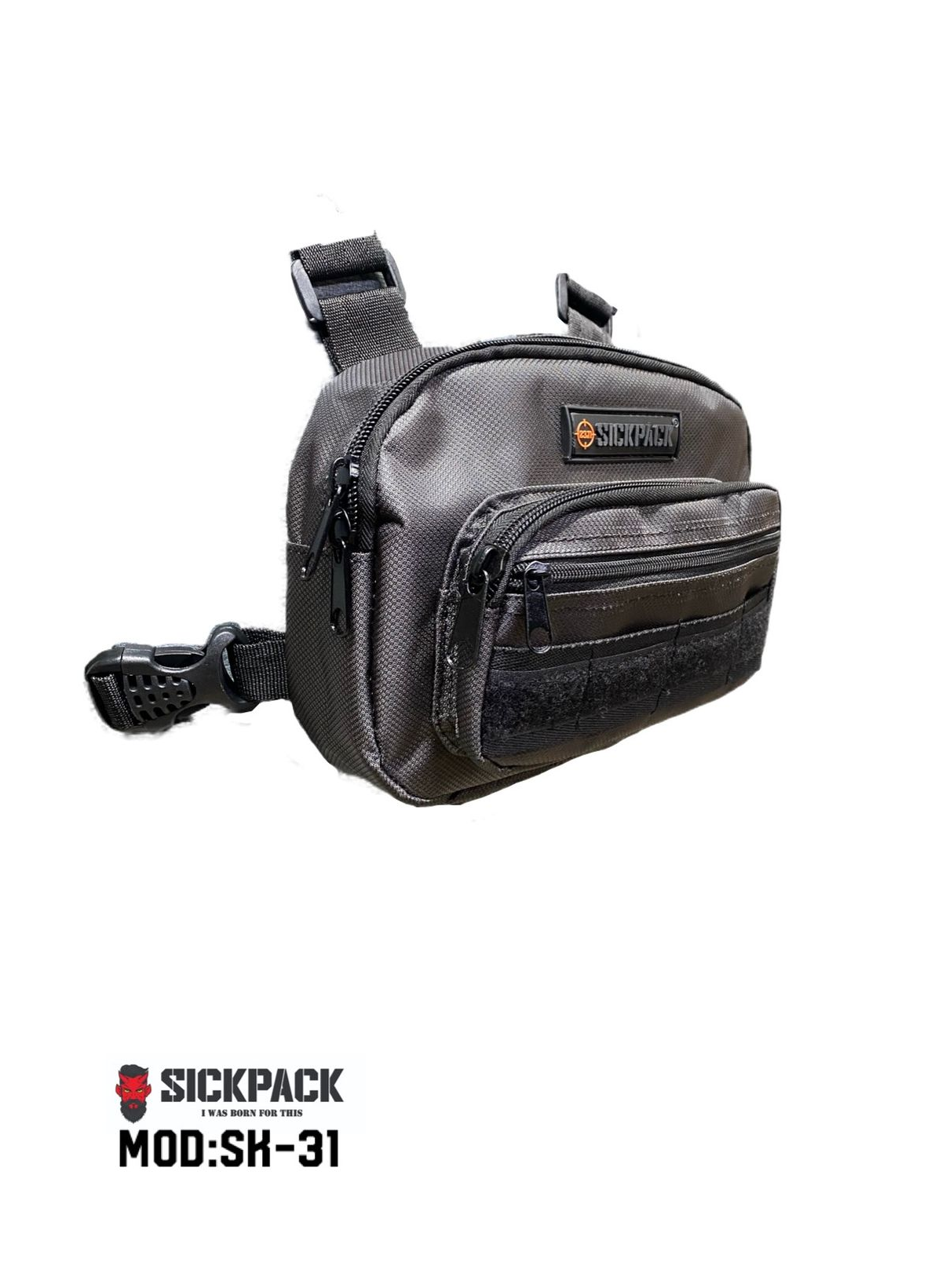 Pechera Tactica Chest Bag Sickpack Sk31 Slim 4 Compartimento