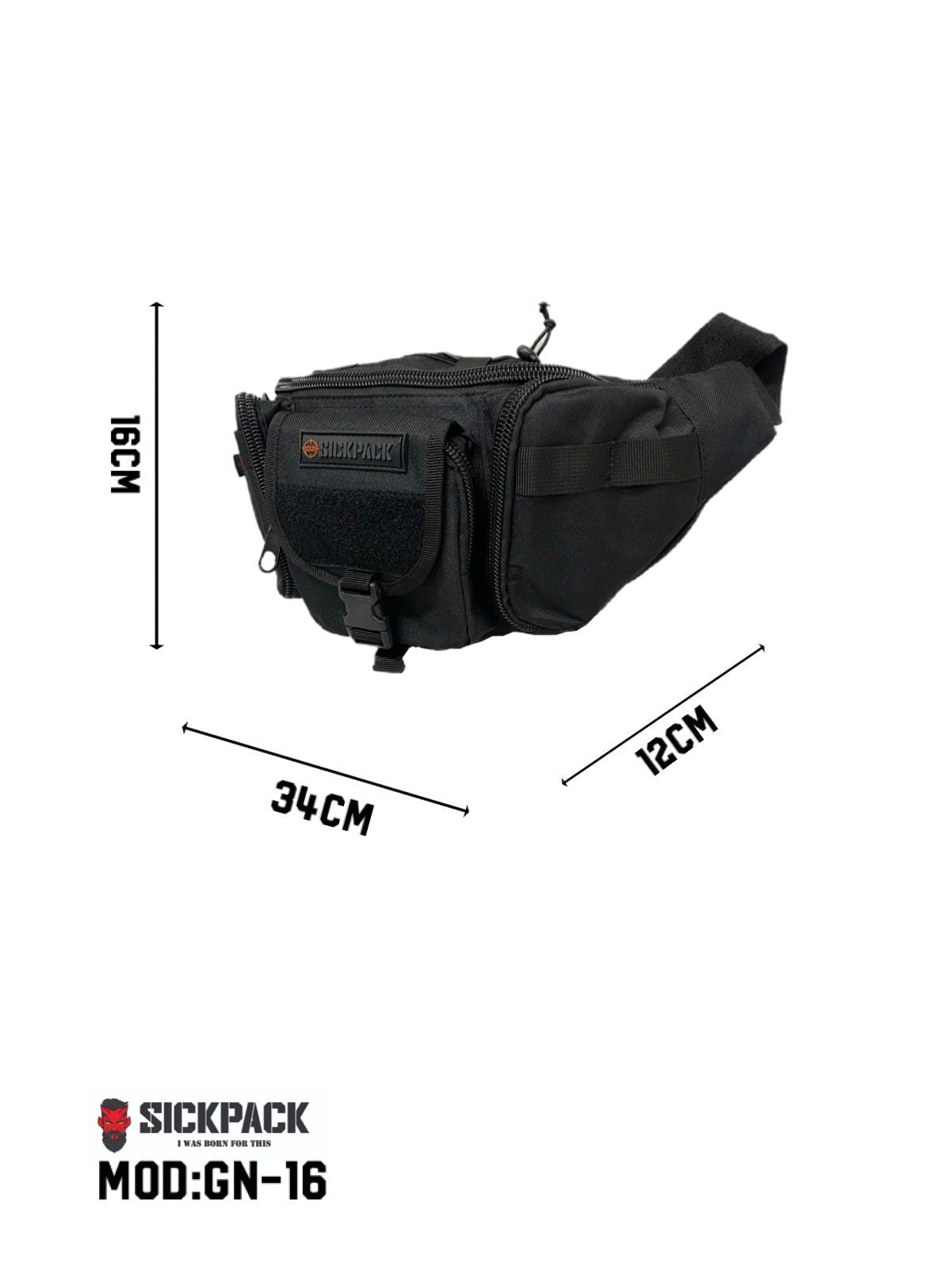 Canguro Cangurera Táctico Sickpack Gn16