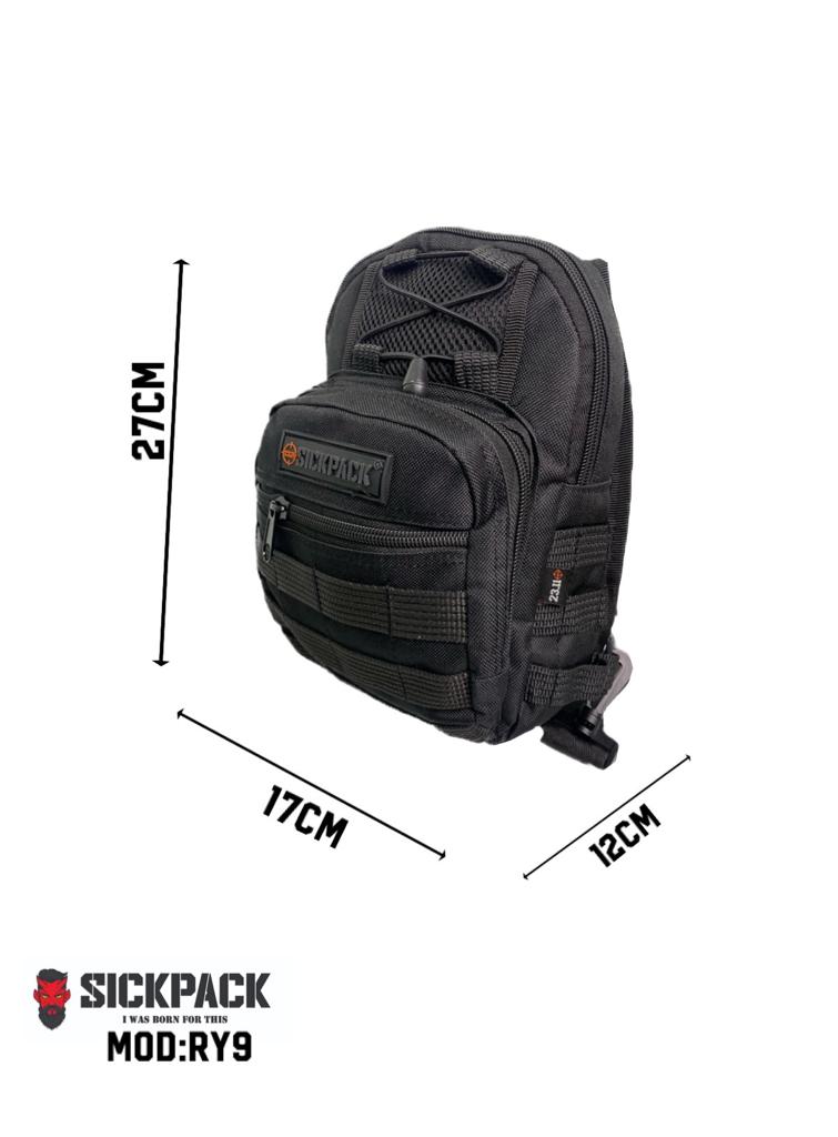 Pechera Ry9 Sickpack Bolsa Al Reverso 3 Compartimentos