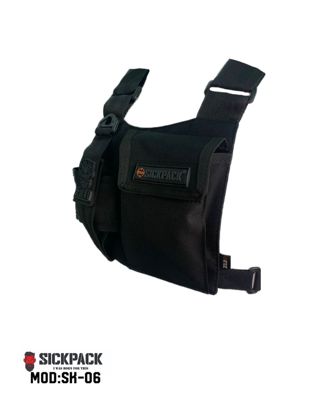 Pechera Chest Bag Sickpack Sk06 Bolsa Invisible Multiusos