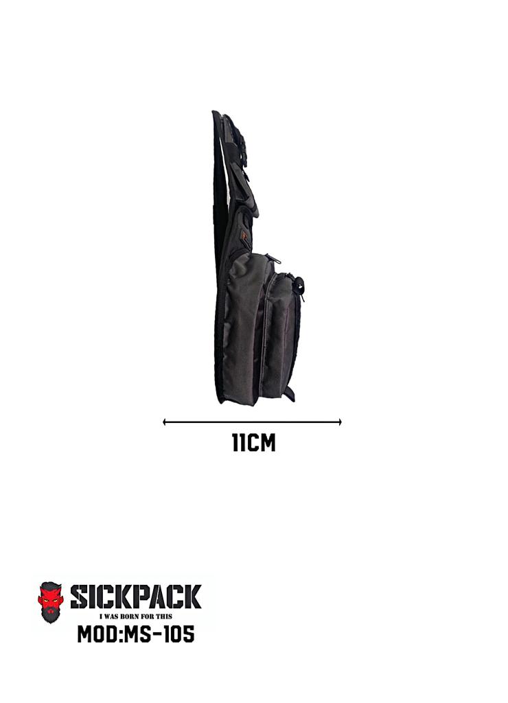 Canguro Cangurera Riñonera Bandolera Táctico Sickpack Ms-105