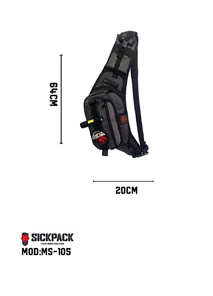 Canguro Cangurera Riñonera Bandolera Táctico Sickpack Ms-105