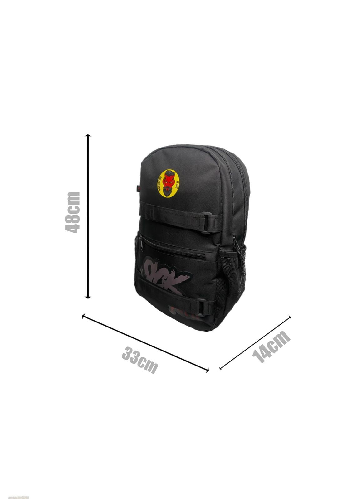 Mochila Escolar Deportiva Porta Laptop Skate Sickpack Jmm3