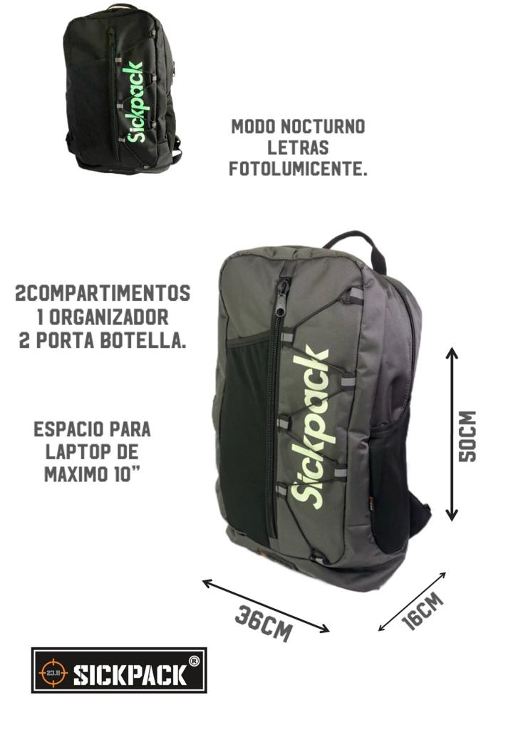 Mochila Escolar Deportiva Porta Laptop Sickpack Av-18