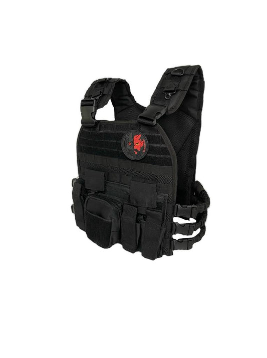 Chaleco Tipo Bungee Lastre Porta Placas,seguridad Cross Fit