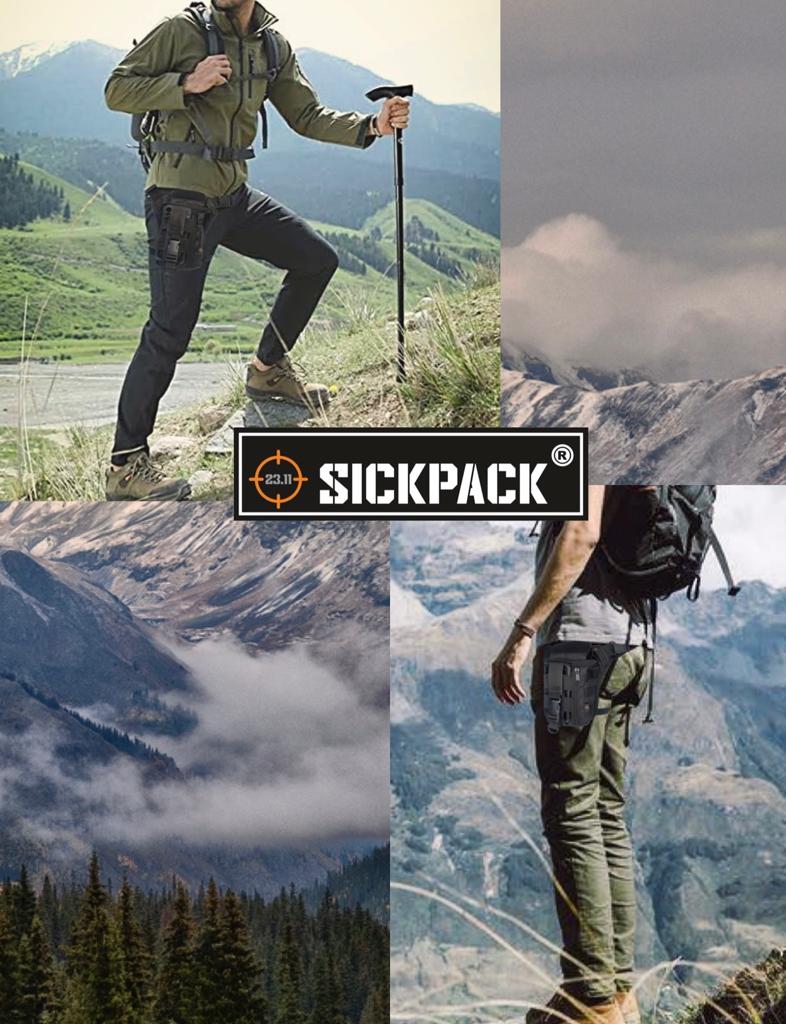 Piernera Táctica Jb11 Sickpack P Celular Bolsa Secre +parche